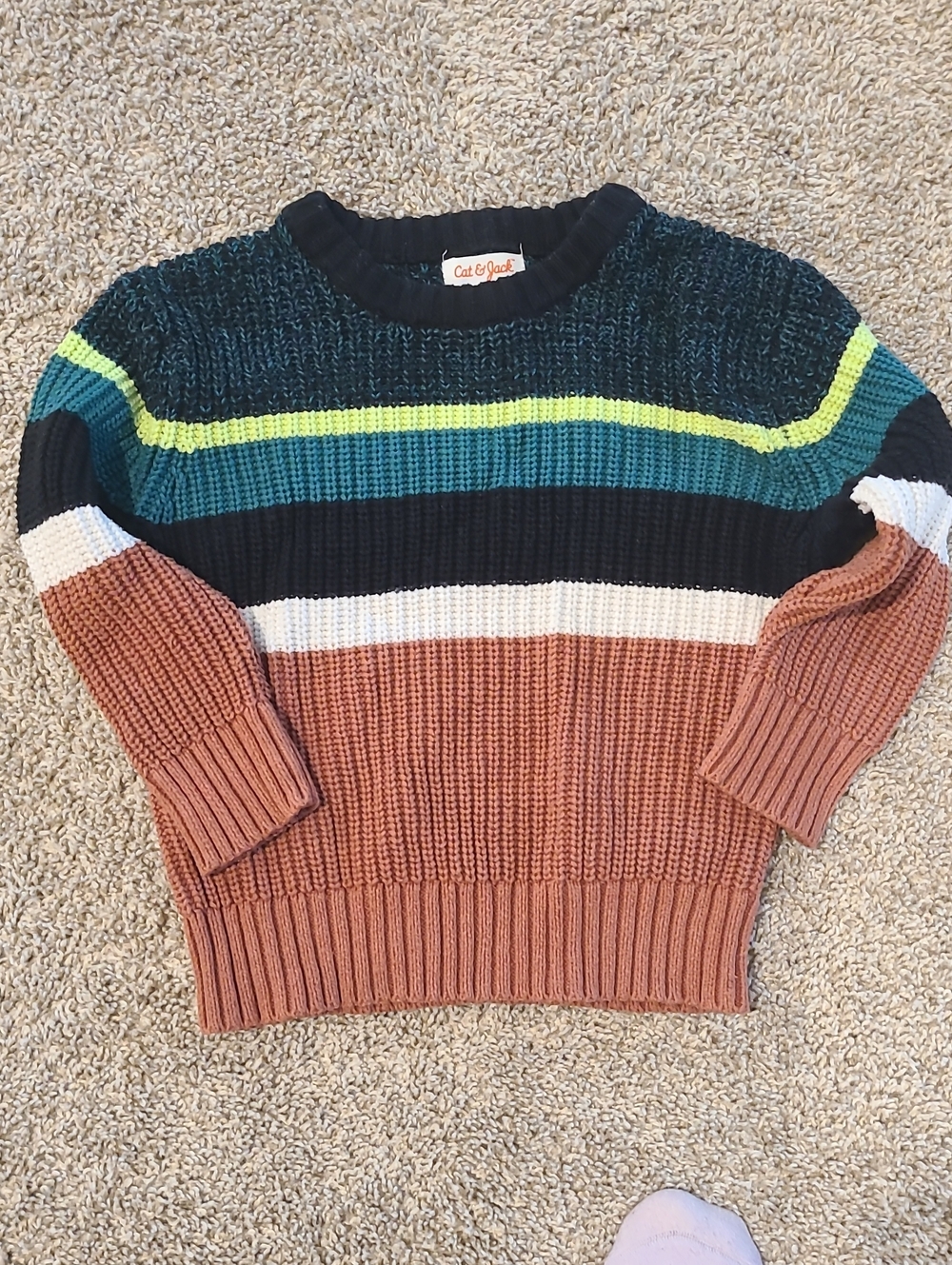 2T Cat & Jack Stipped Sweater
